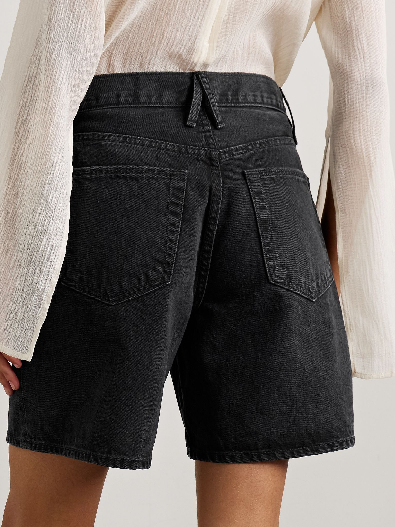 Denim shorts Black - 3