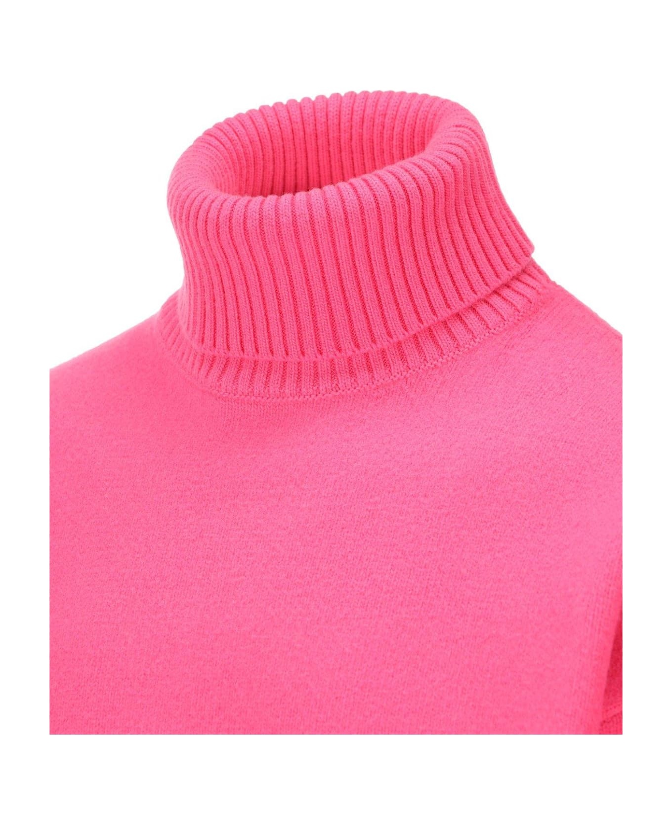 Logo Tag Turtleneck Sweater - 3