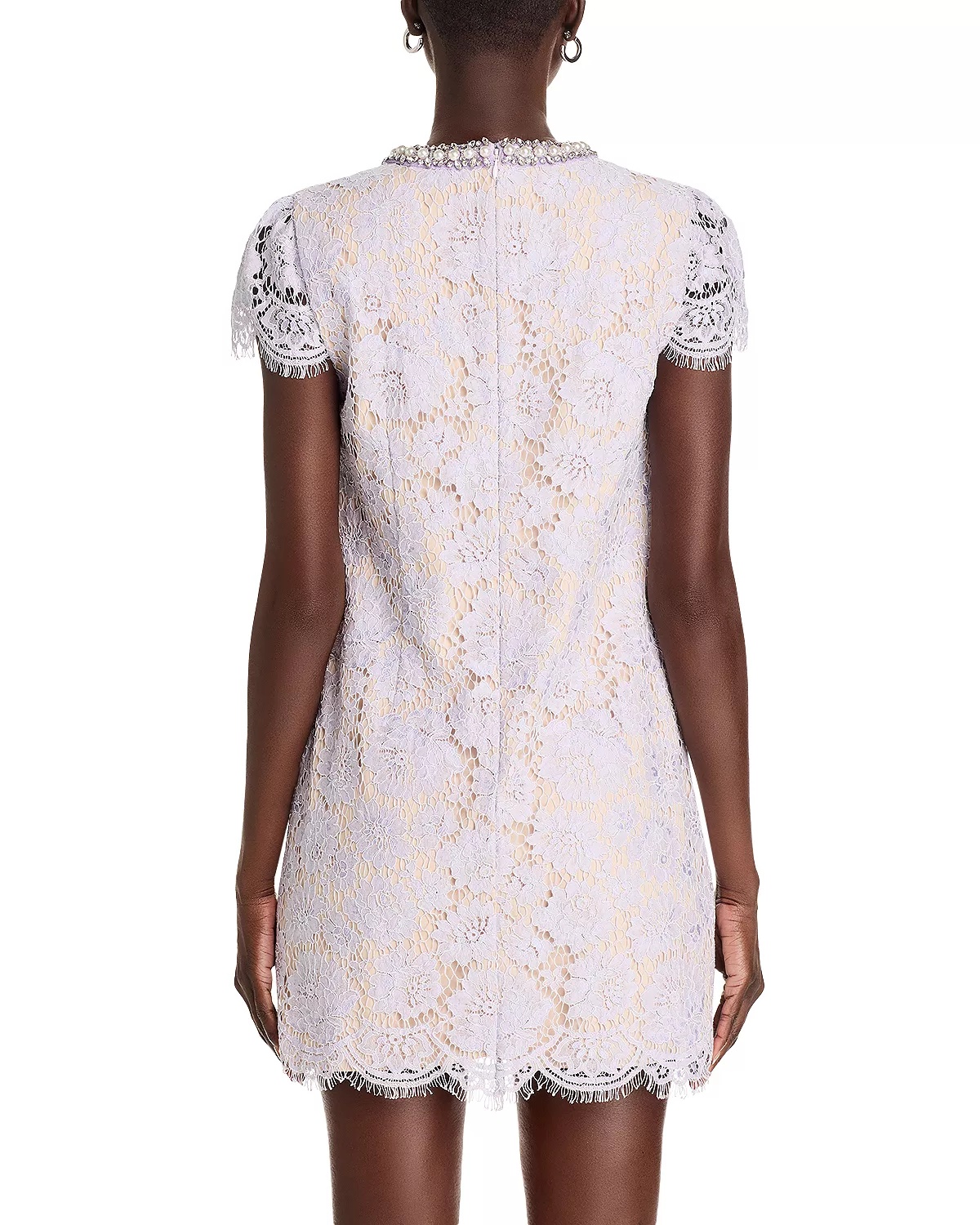 Lace Mini Dress - 4