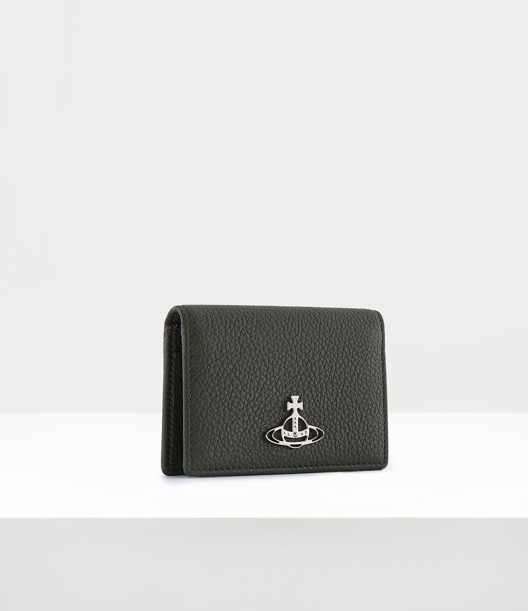 GRAIN LEATHER CARD HOLDER - 2