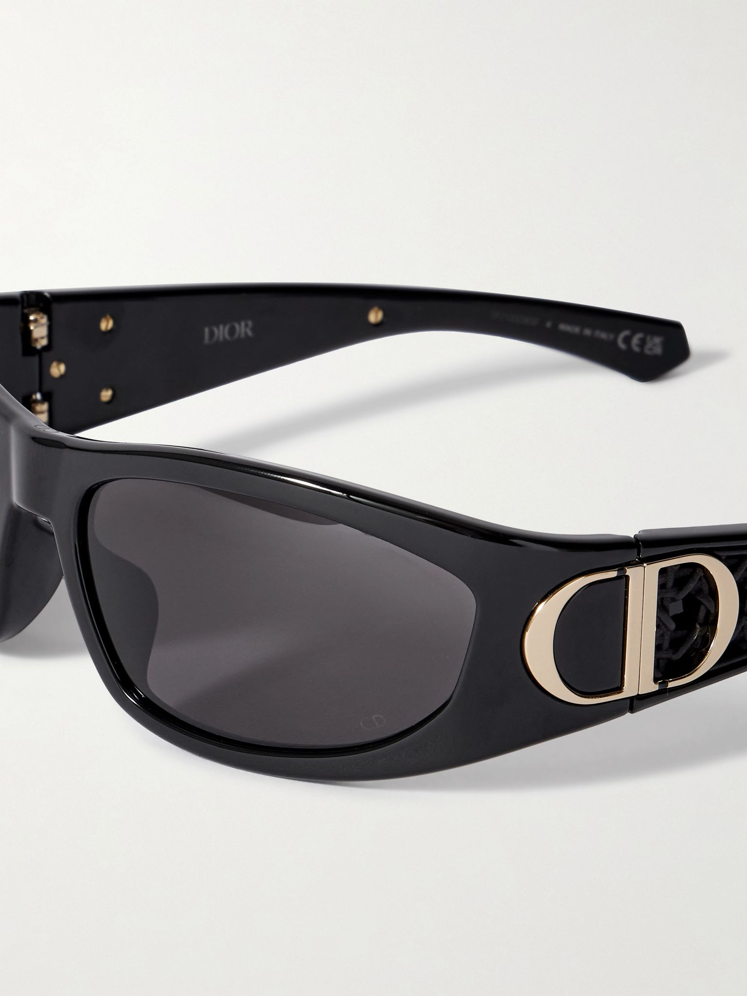 VeryDior S3I D-frame acetate sunglasses Black - 4