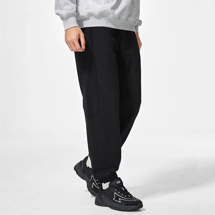 Li-Ning BadFive Logo Sweatpants 'Black' AKLS643-2 - 5
