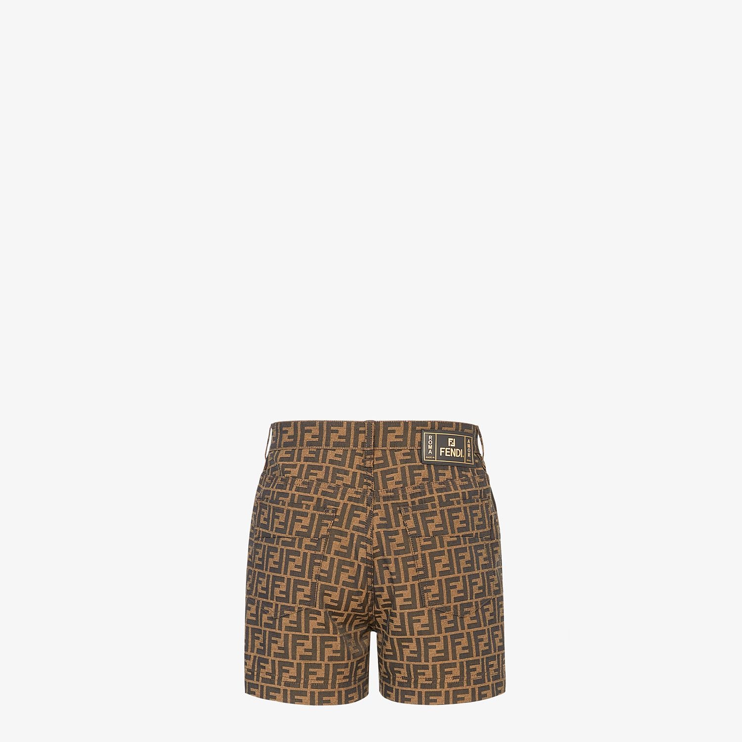 Brown denim Bermudas - 2