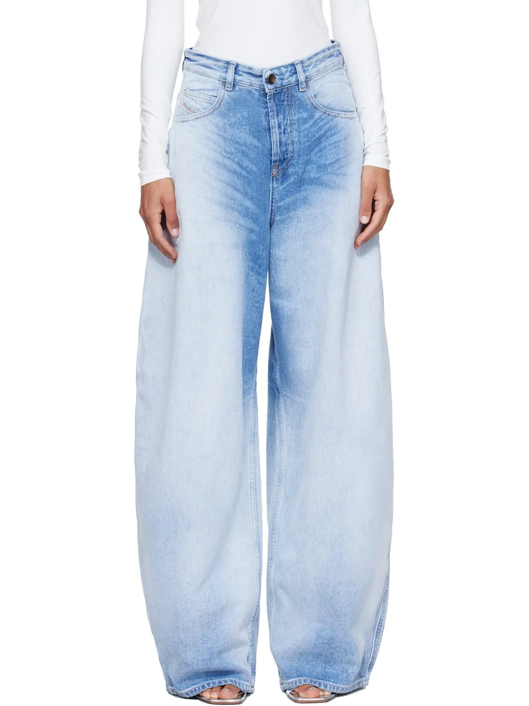Blue Relaxed High Waist 1987 D-Khelz Jeans - 1