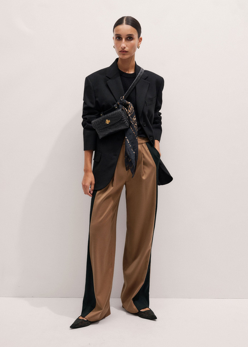 Italian Wool Straight Pull On Pant 3