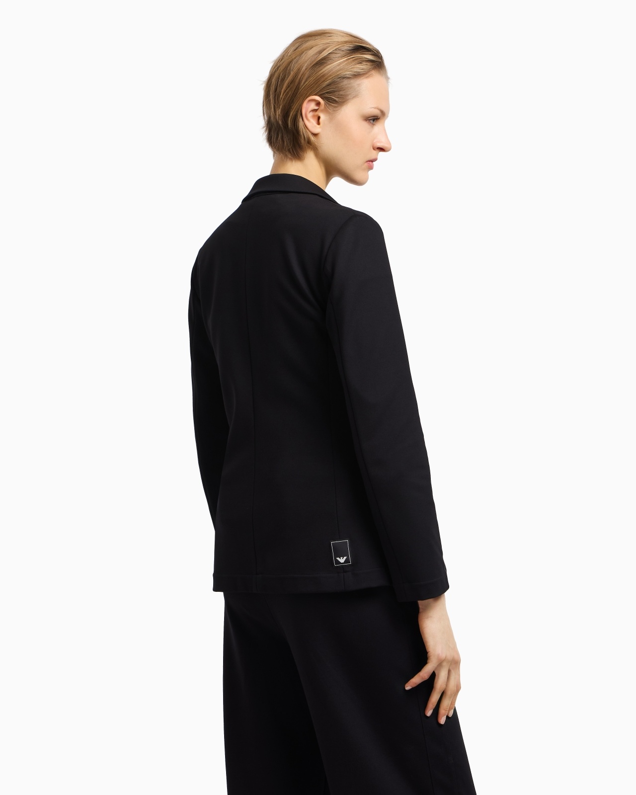 TRAVEL ESSENTIALS CAPSULE COLLECTION SINGLE-BREASTED BLAZER IN INTERLOCK JERSEY - 3