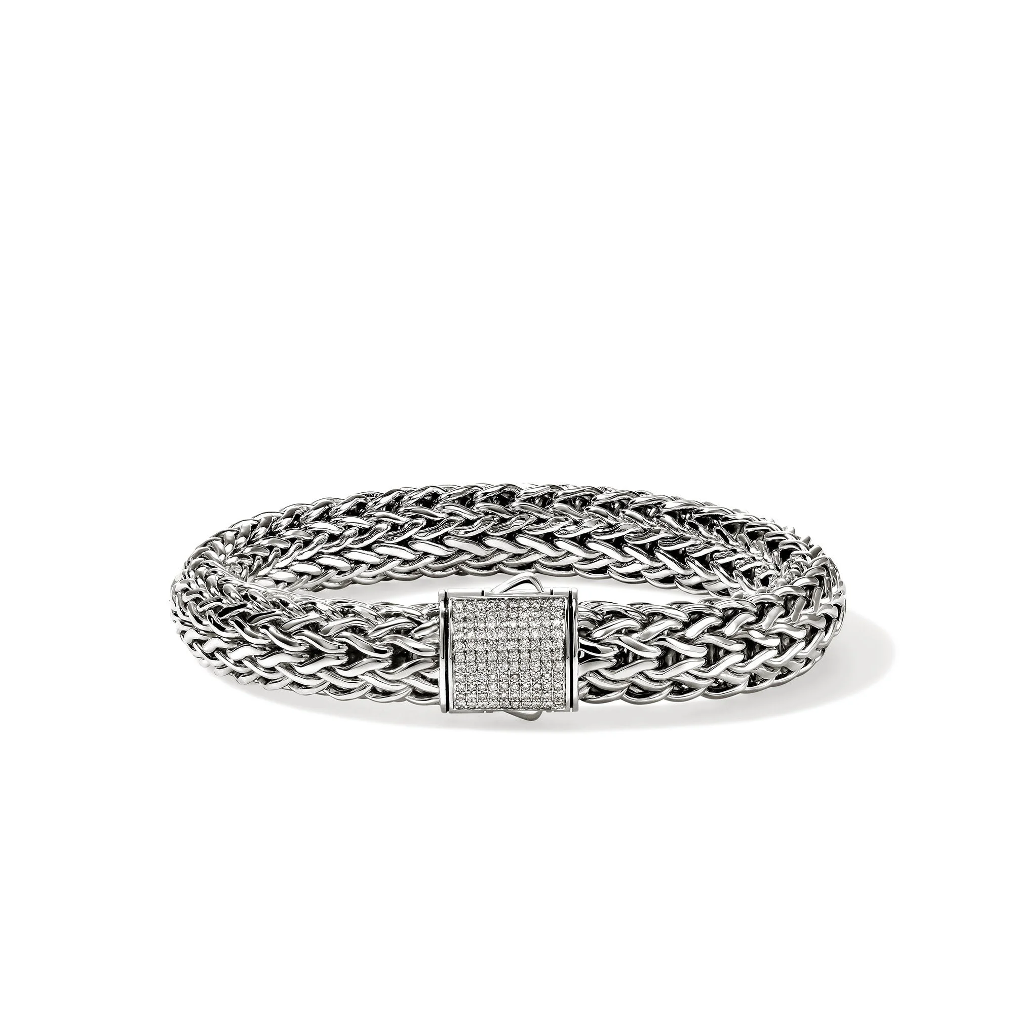 Icon Bracelet, Sterling Silver, Diamonds, 10.5MM - 1