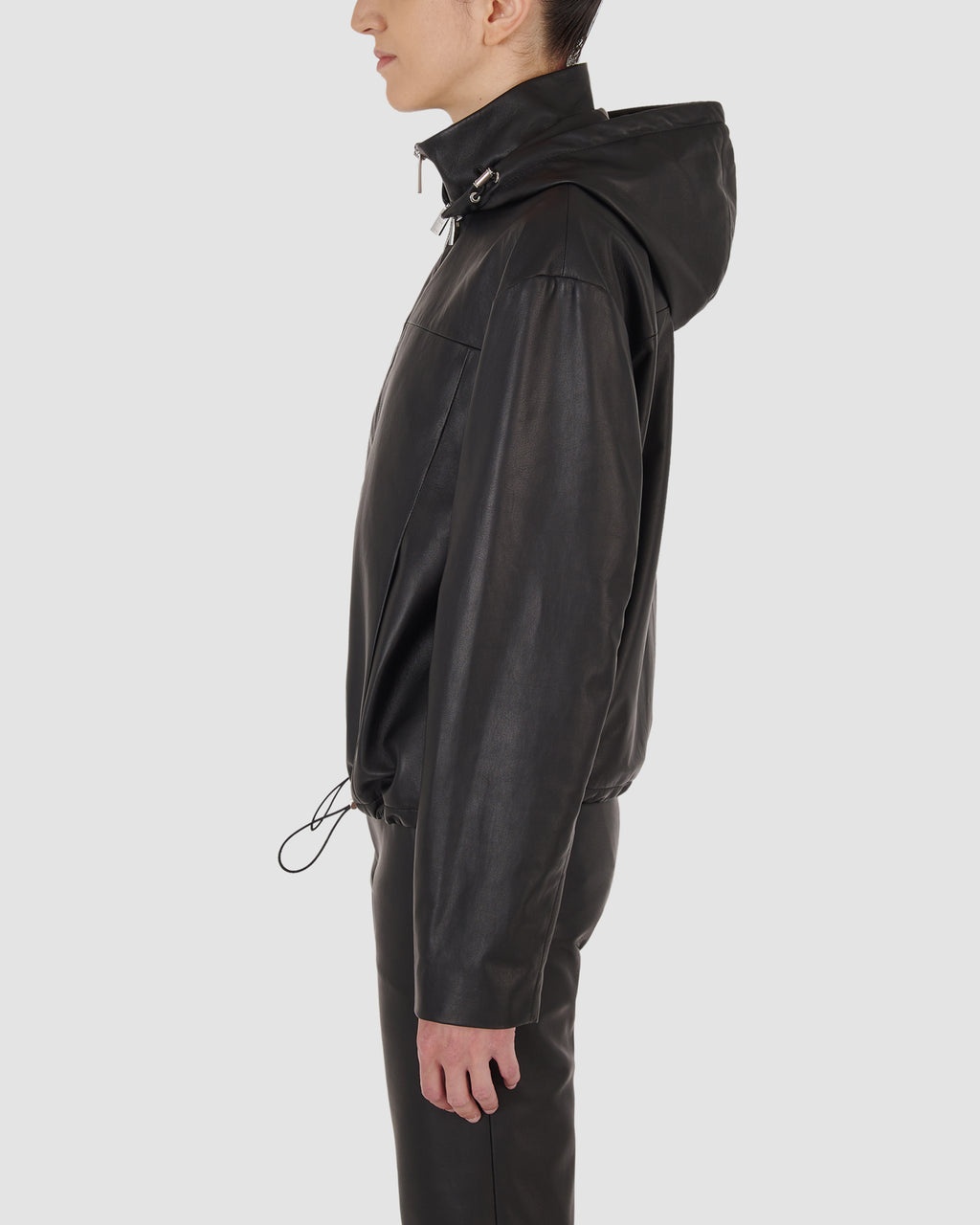 LEATHER WINDBREAKER - 6