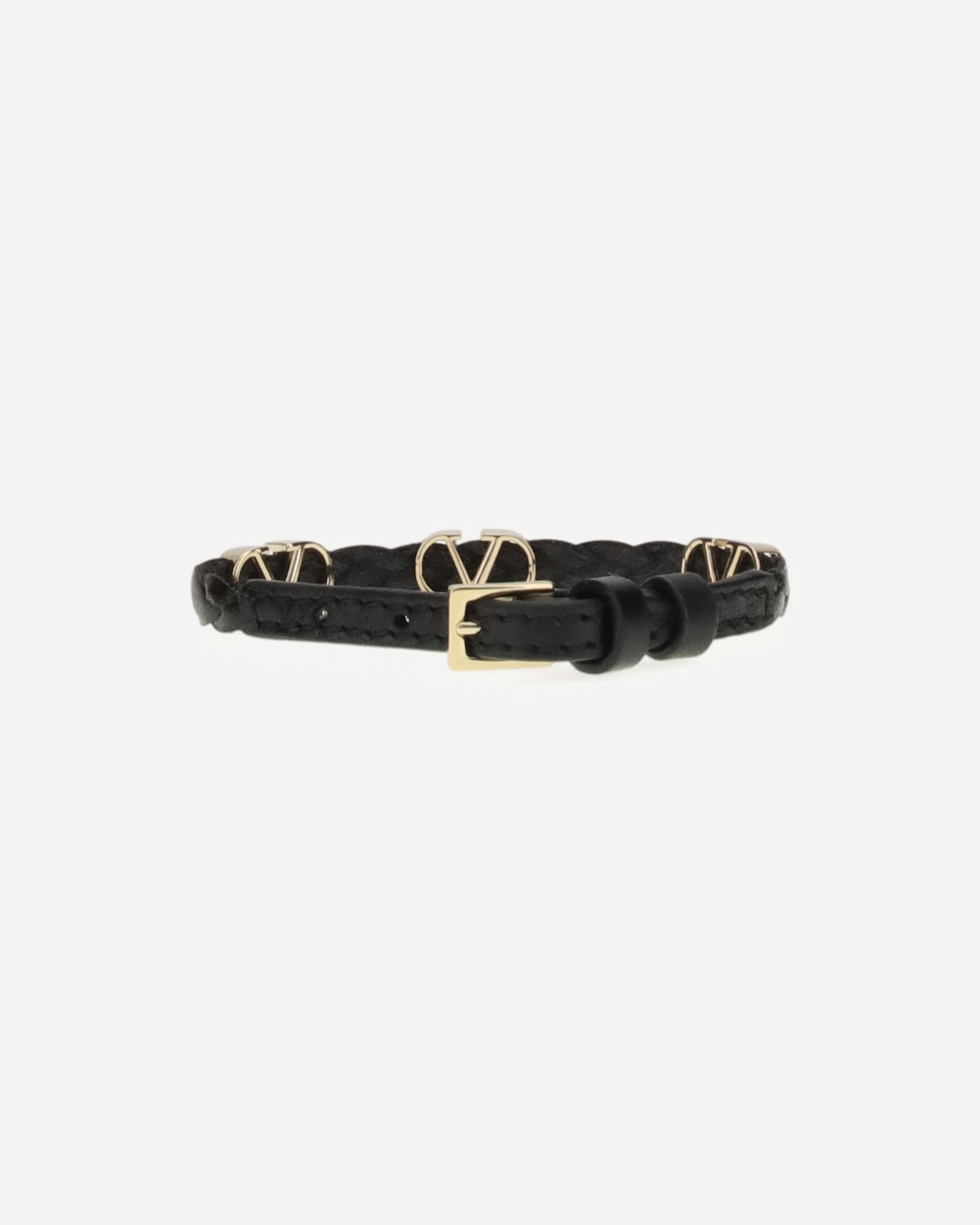 Leather VLogo Bracelet - 2