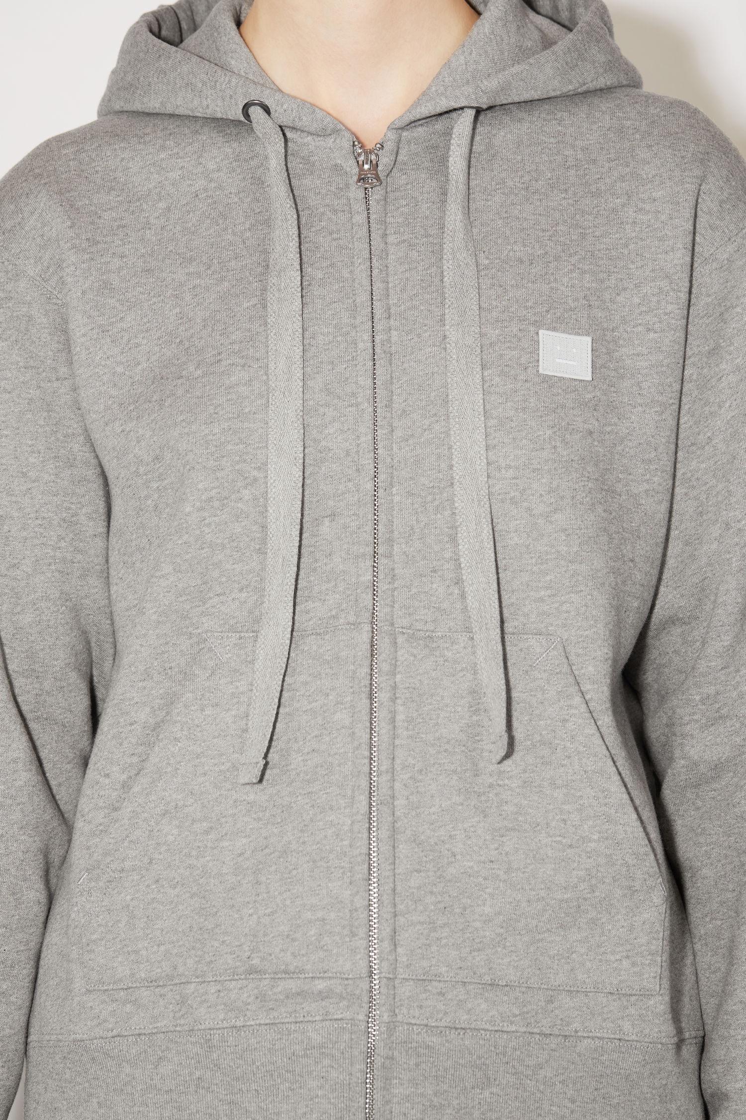 Hooded sweatshirt - Light Grey Melange - 5