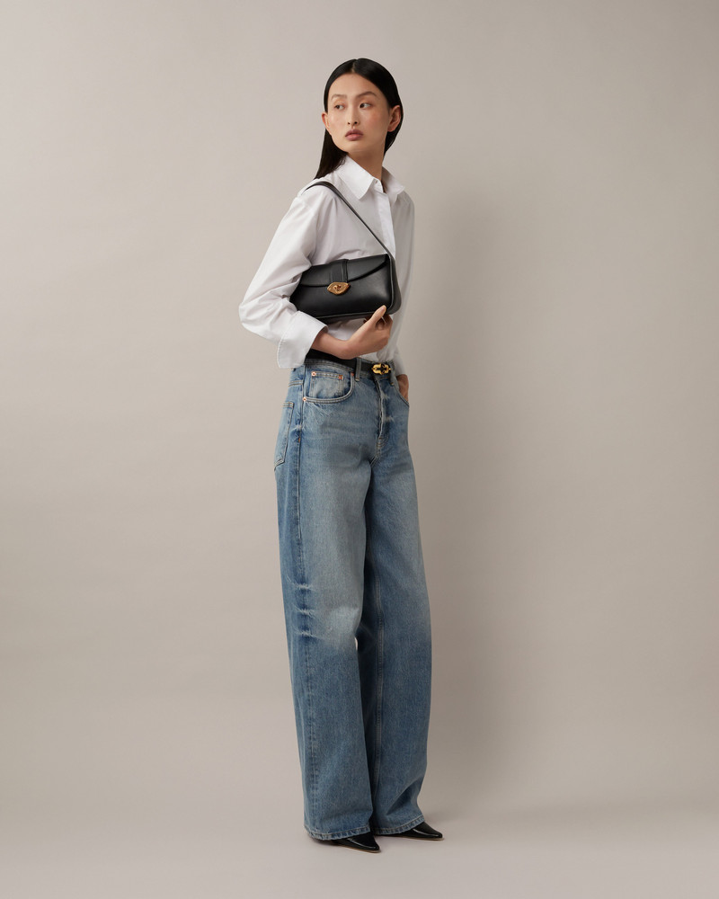 Mulberry Small Lana Shoulder Bag
Black High Gloss Leather outlook