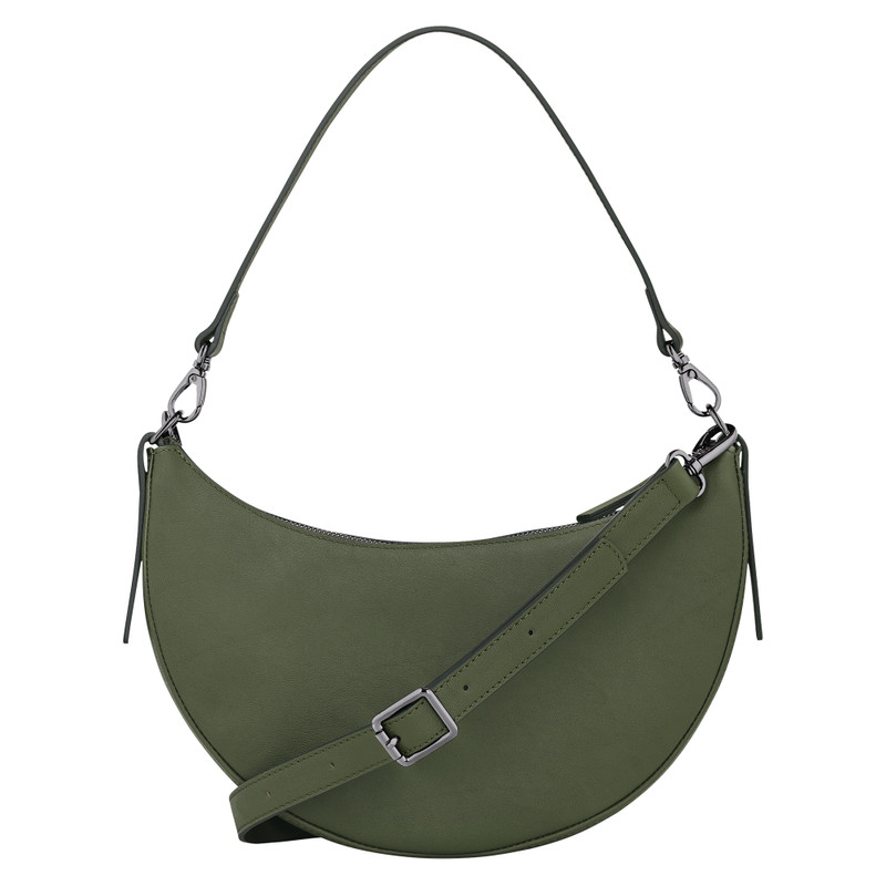 Longchamp 3D S Crossbody bag Khaki - Leather 4