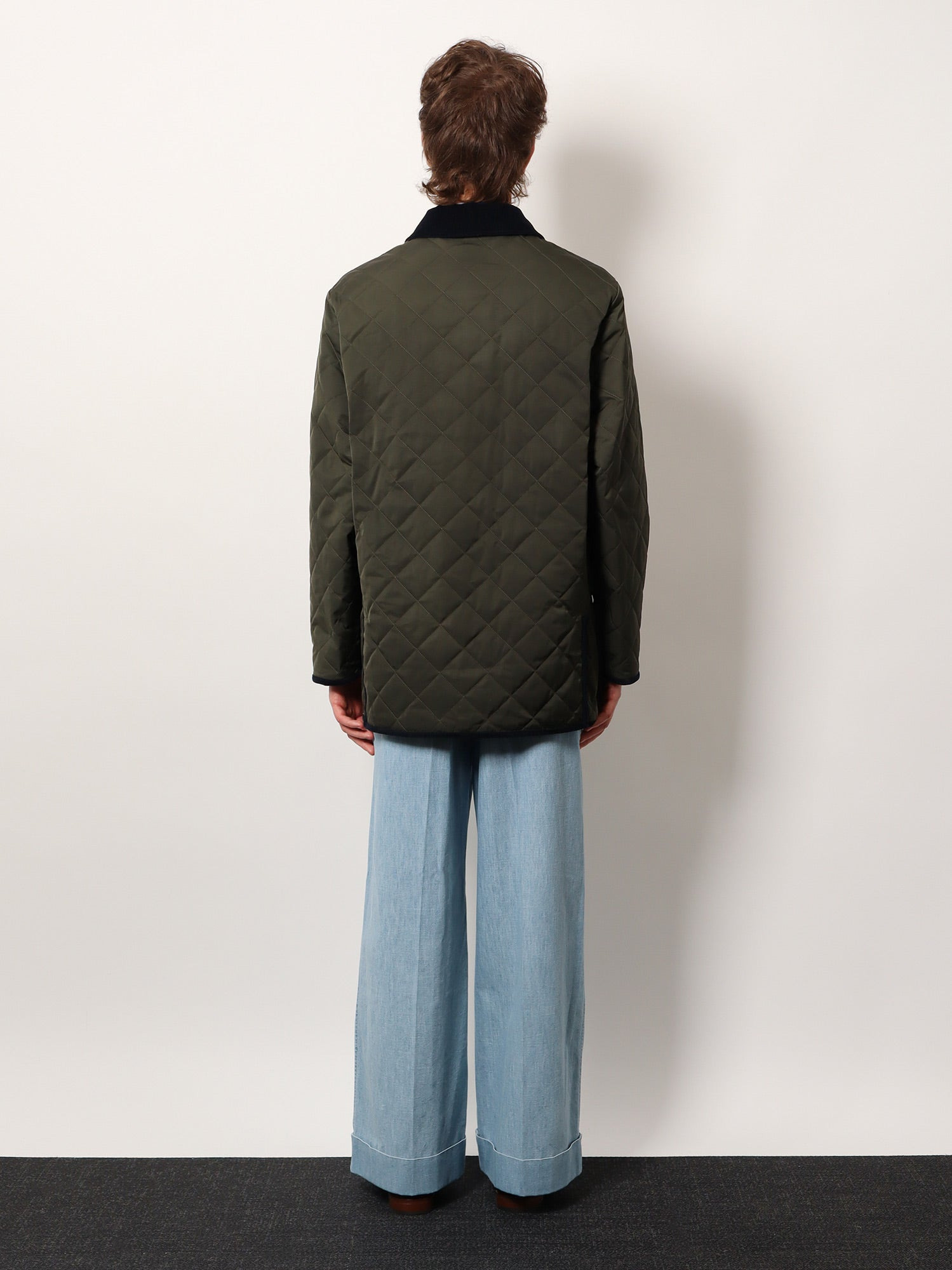 QUILTED JACKET WITH VLOGO SIGNATURE PATCH - 3