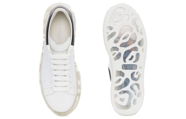 Alexander McQueen Oversized Transparent Sole Sneaker 'White' 604232WHX989061 - 5