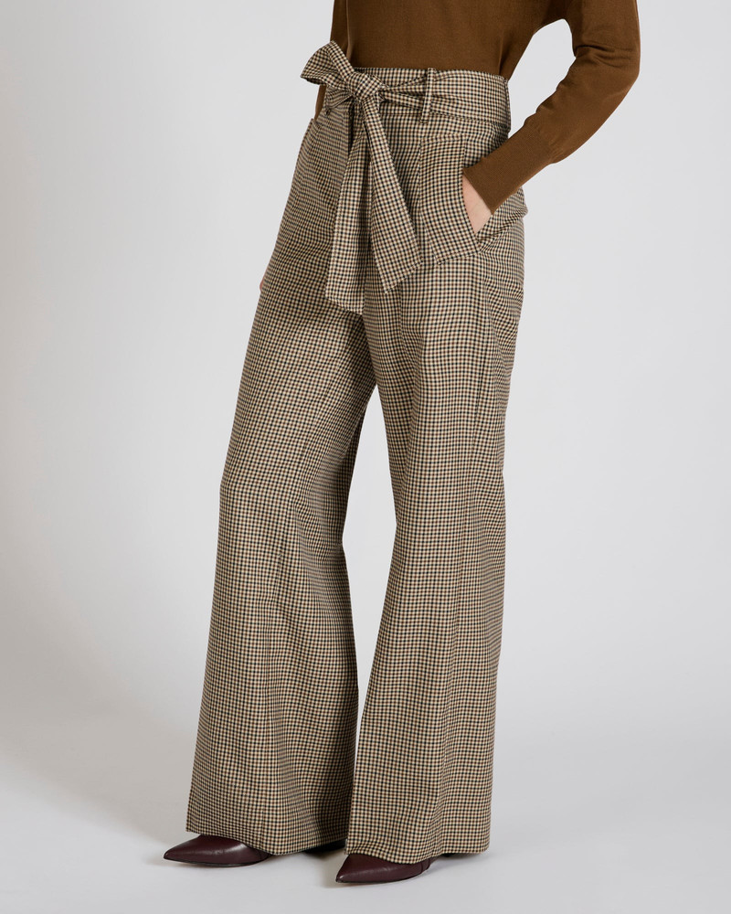 SLOWEAR Wide fit trousers in wool twill outlook