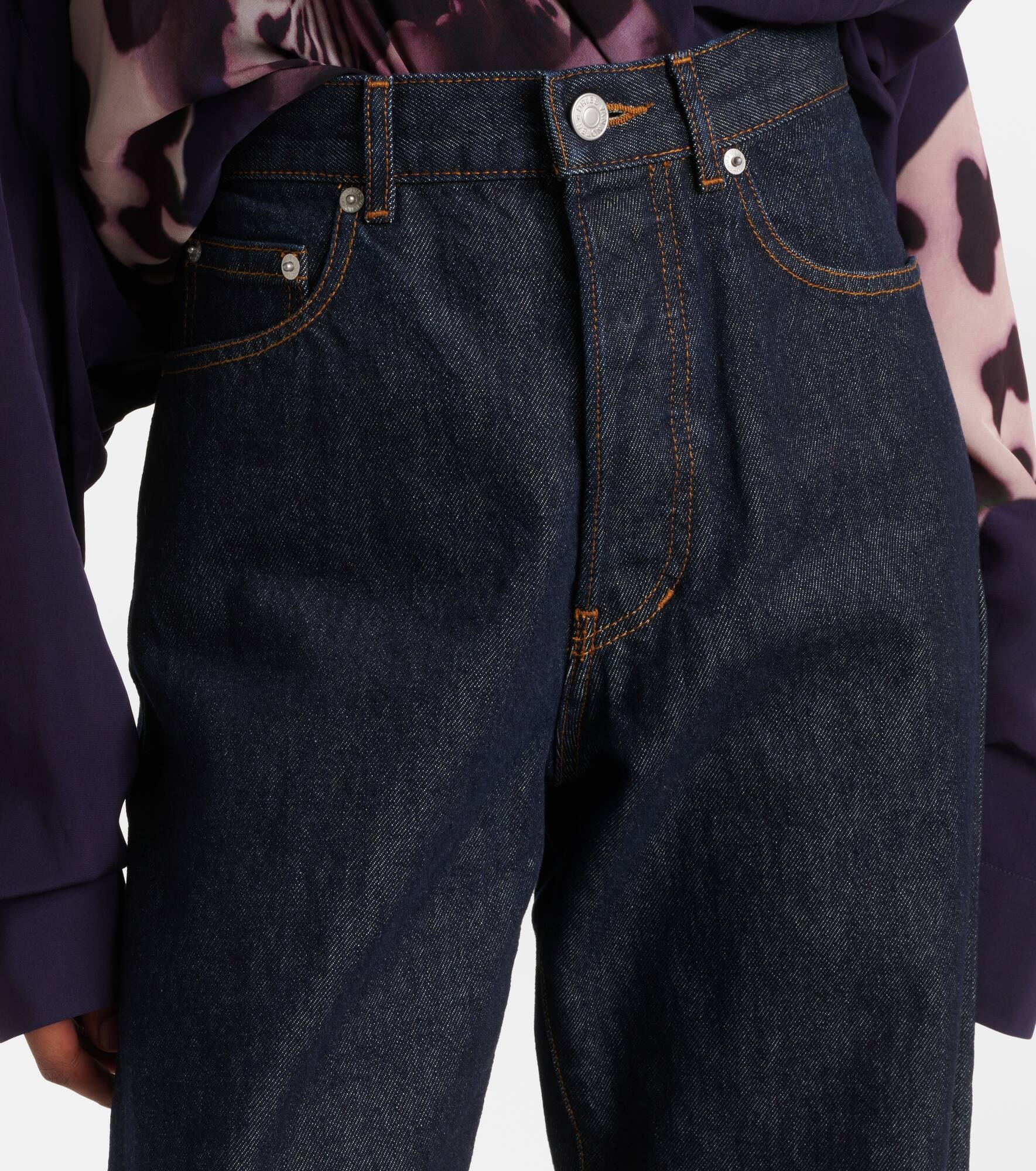 High-rise wide-leg jeans - 4