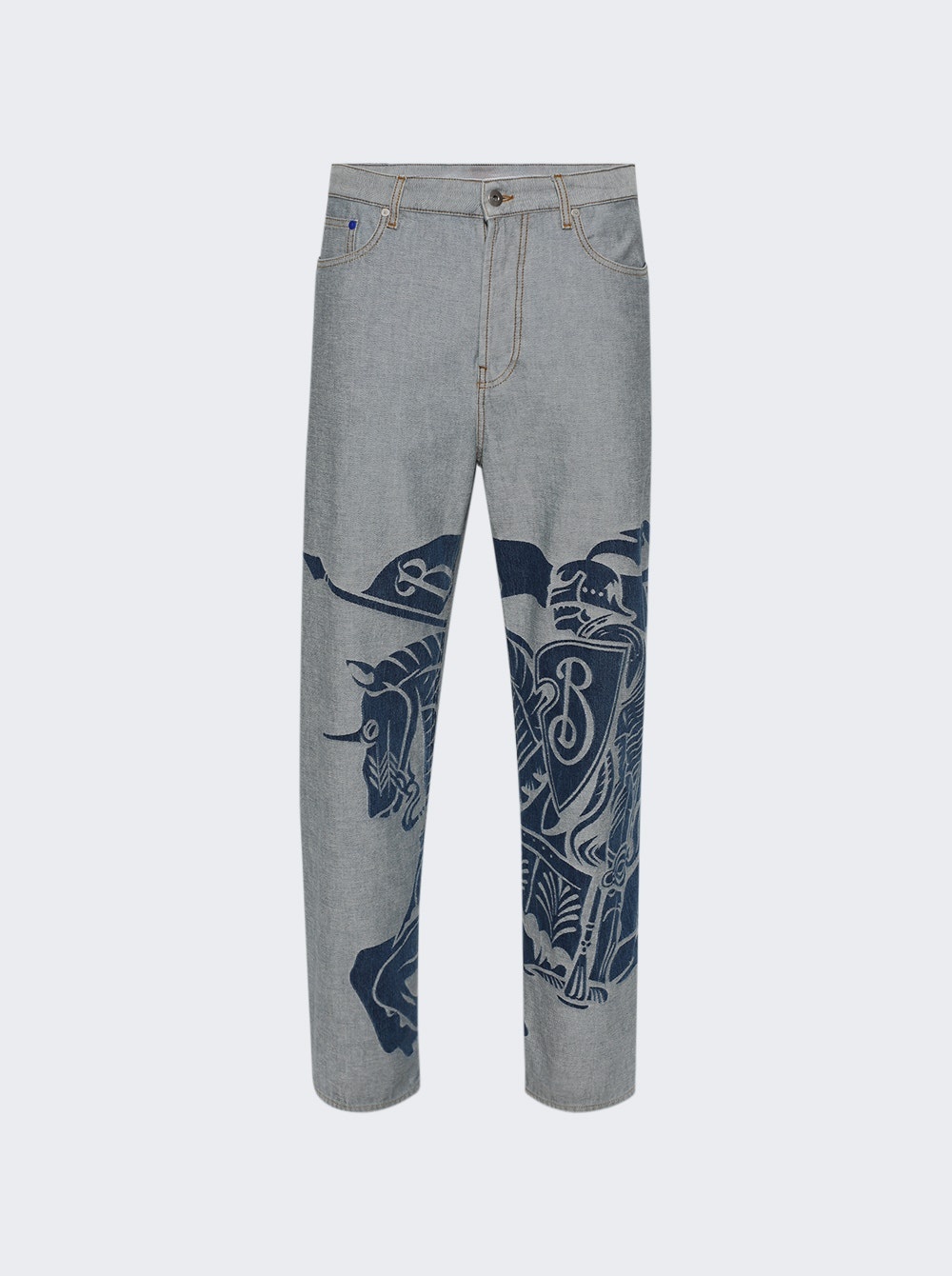 Ekd Oversized Fit Jeans Denim Blue - 1