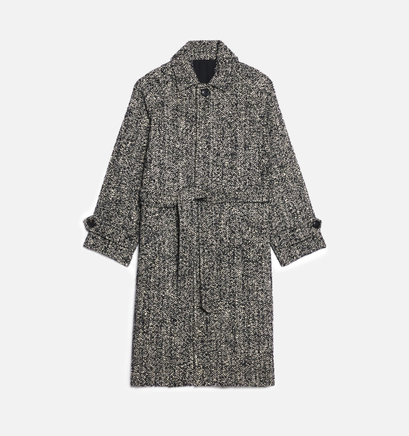 AMI Paris Belted Long Coat outlook