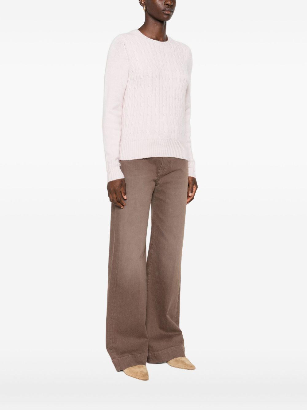 cable-knit sweater - 3