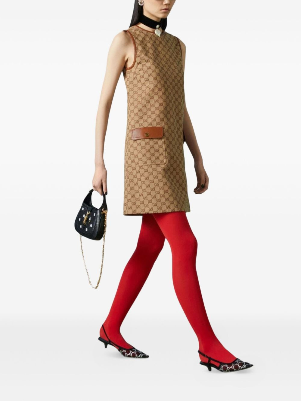 GG canvas minidress - 3