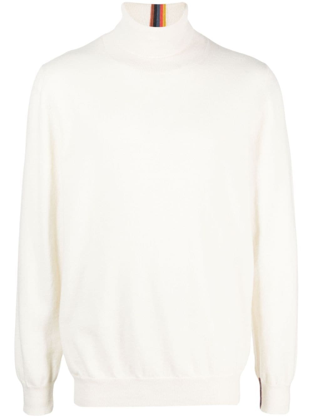 roll-neck cashmere jumper - 1