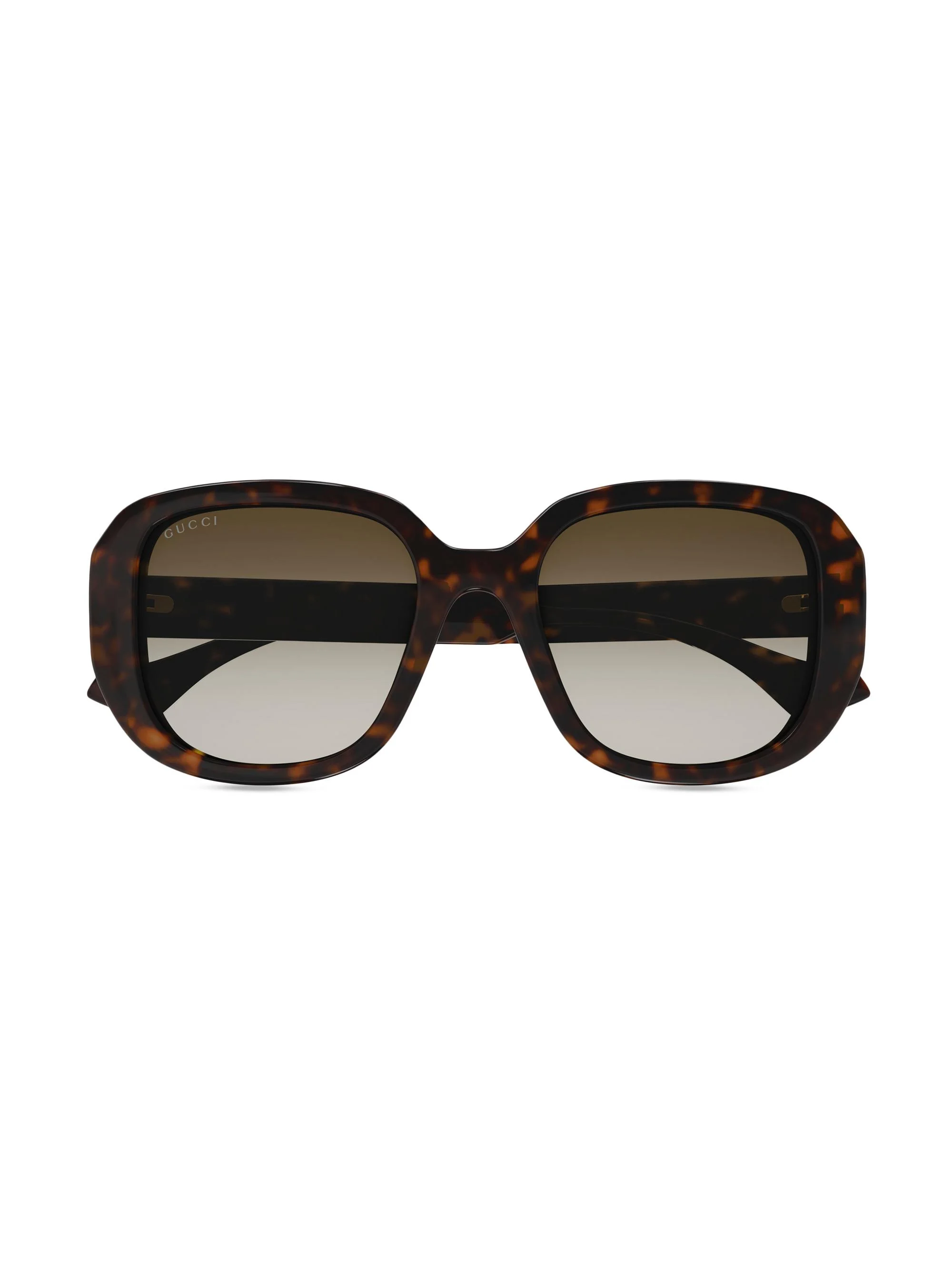 Women's La Piscine 54MM Squared Injection Sunglasses - Havana Brown Gradient - 1