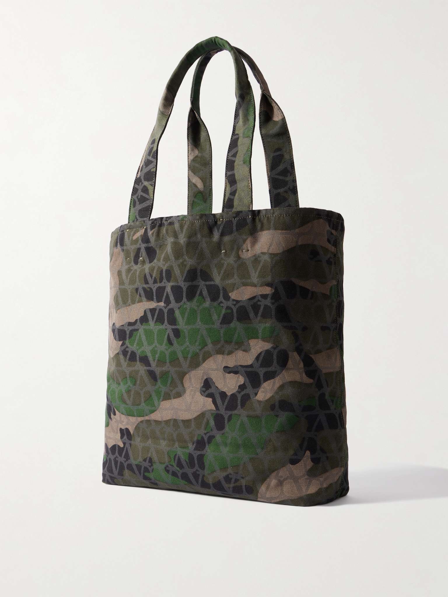 Printed Cotton-Canvas Tote Bag - 4