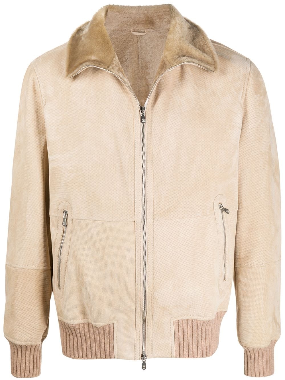 shearling lining jacket - 1