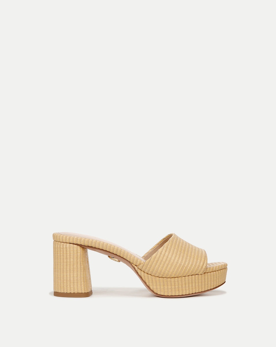 DALI RAFFIA PLATFORM SANDAL - 1