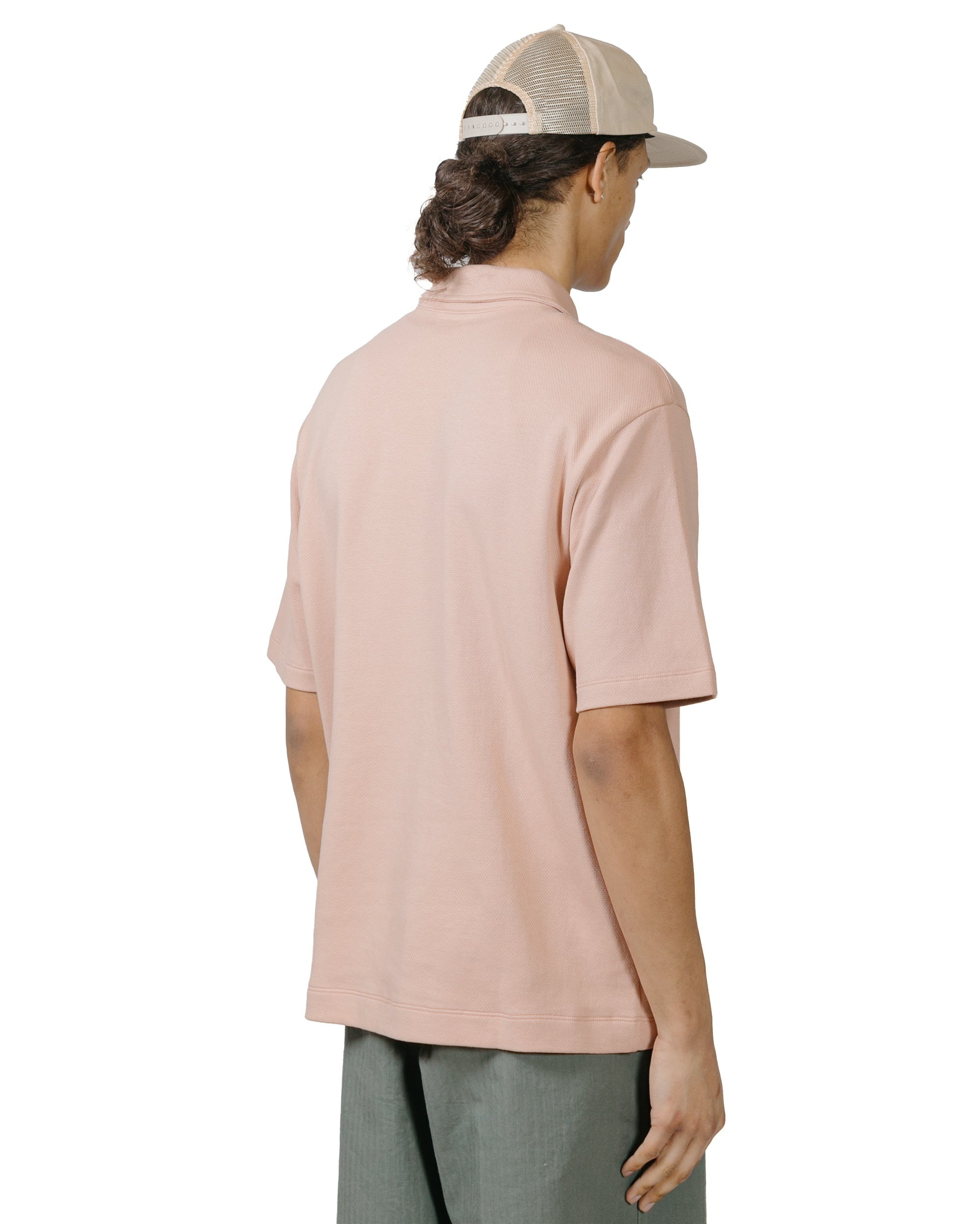 Half Zip Polo Pink Glass - 3