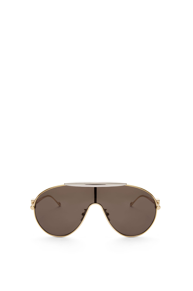 Spoiler aviator mask glasses in metal 1