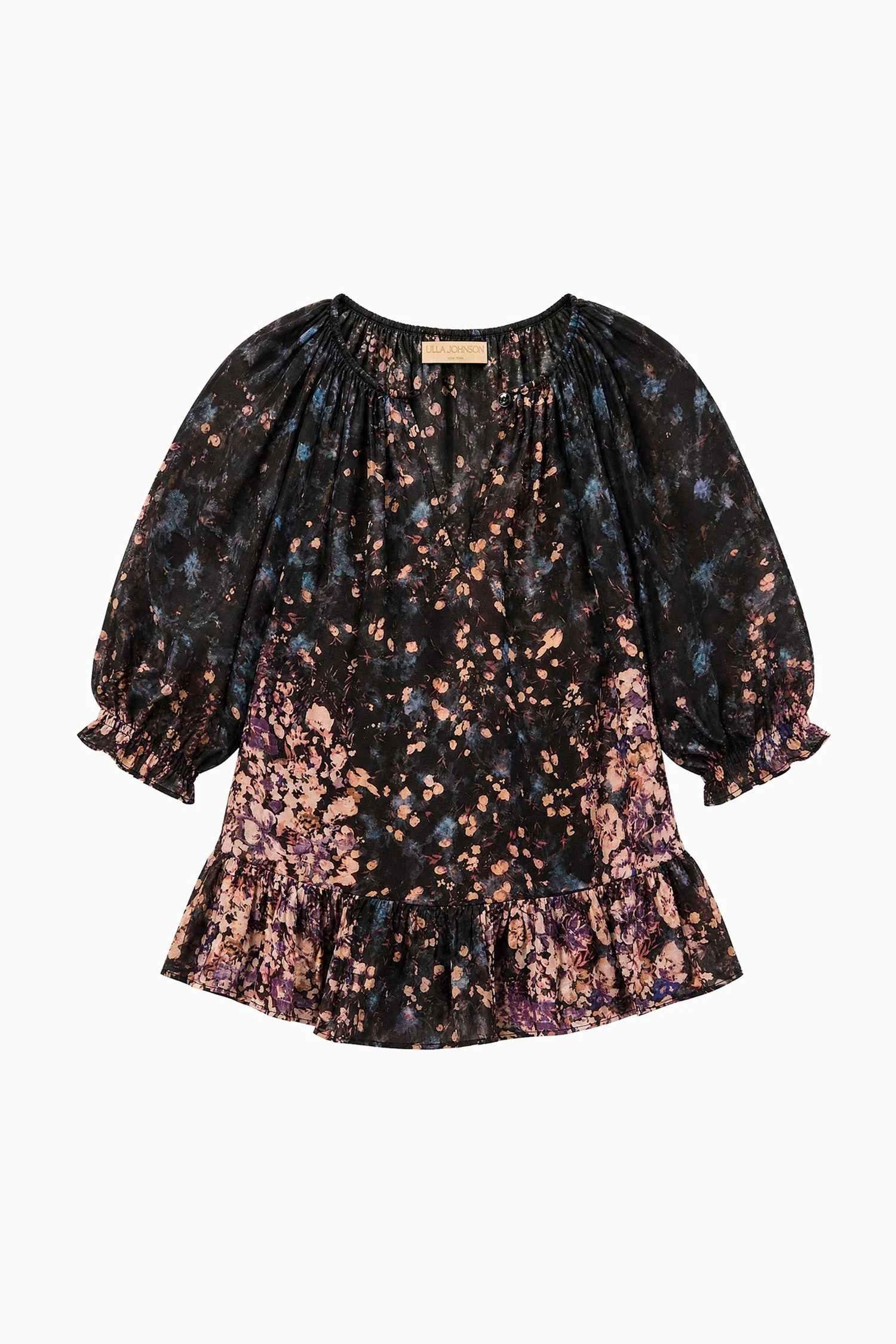 Elise Short Sleeve Silk Blouse - 1