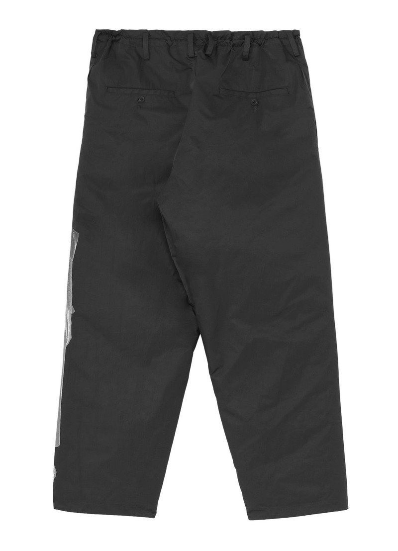 Yohji Yamamoto PRINTED SIDE POCKET PANTS WITH LINER (BLACK) outlook