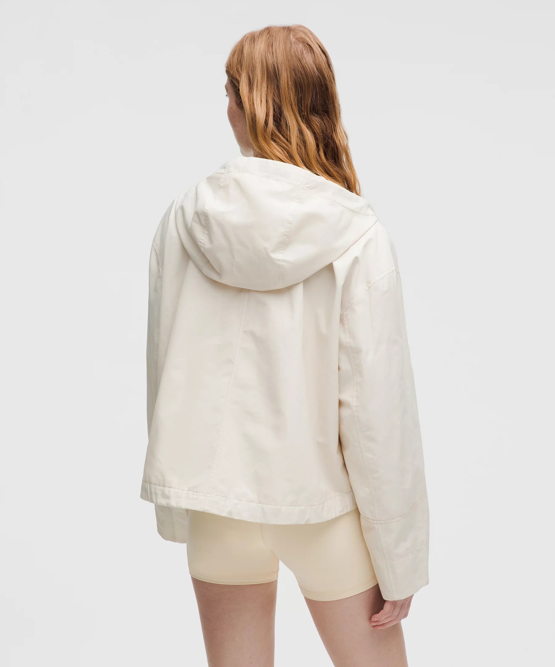 Water-Resistant Cropped Hooded Jacket - 3