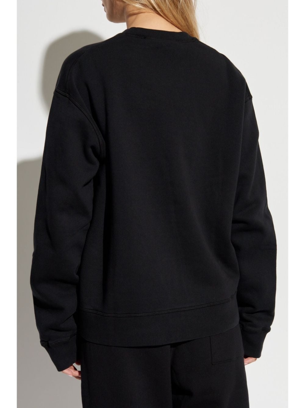 logo-embroidered sweatshirt - 4