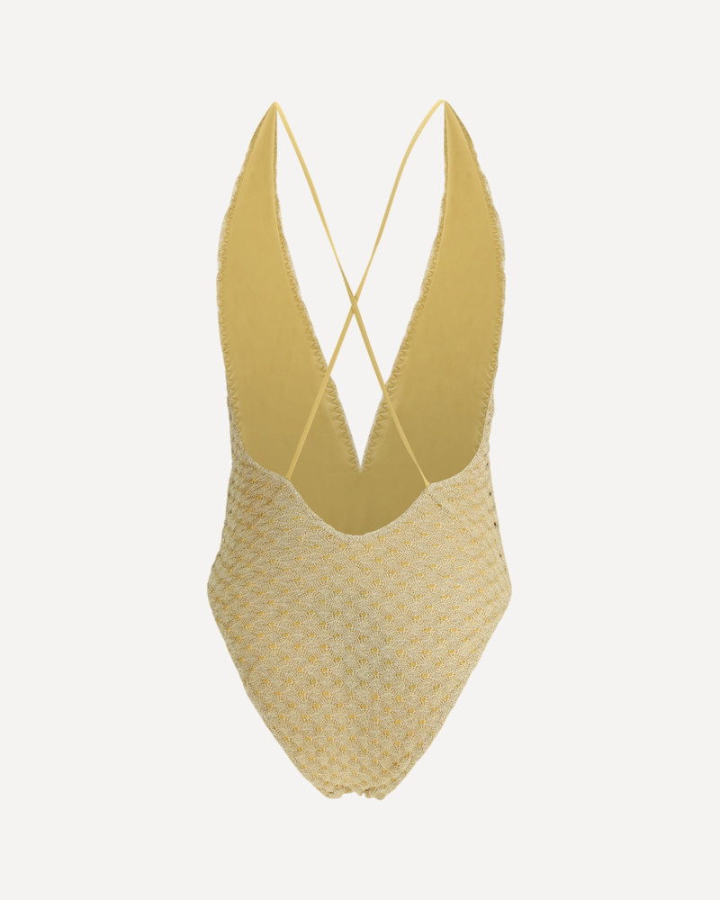 Lamé viscose one-piece Swimsuit 2