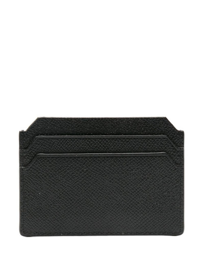 Santoni logo-stamp leather cardholder outlook