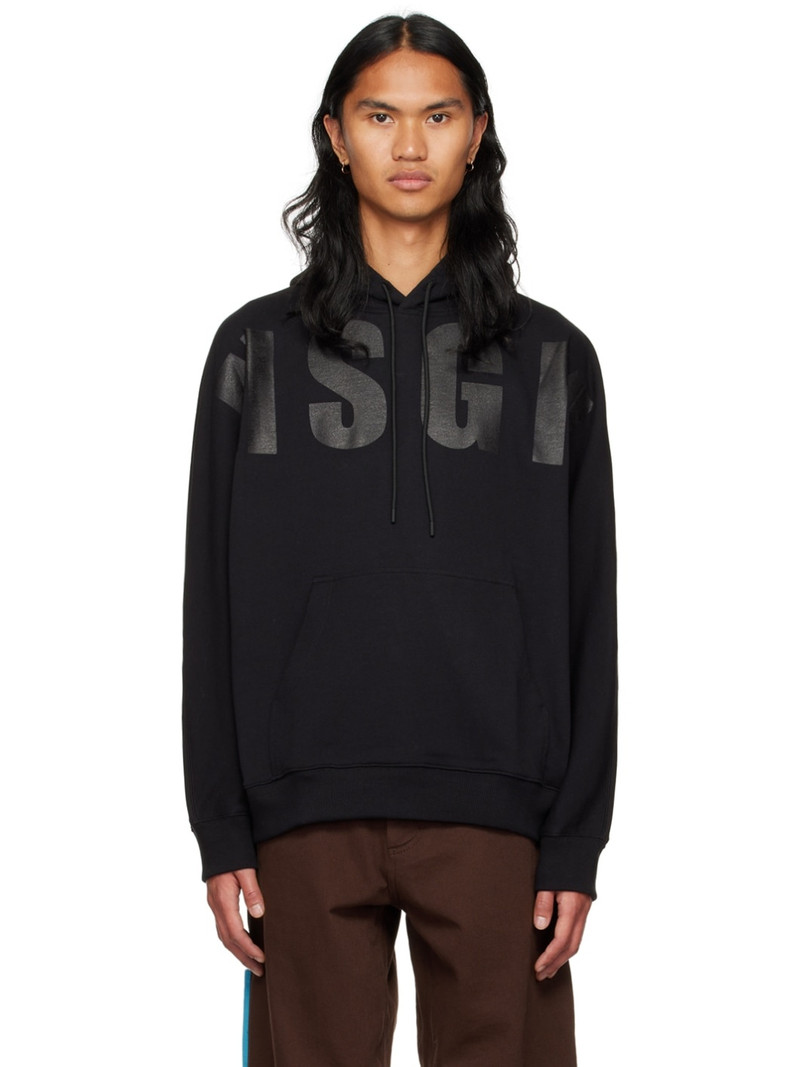 로고 인쇄 면 hoodie - 1