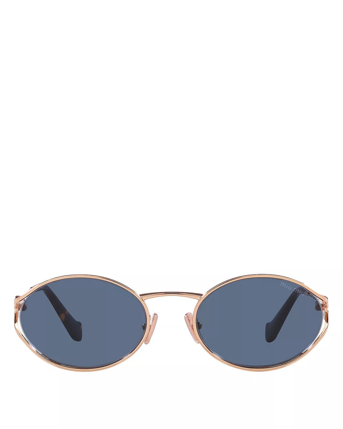 Metal Oval Sunglasses, 54mm - 2