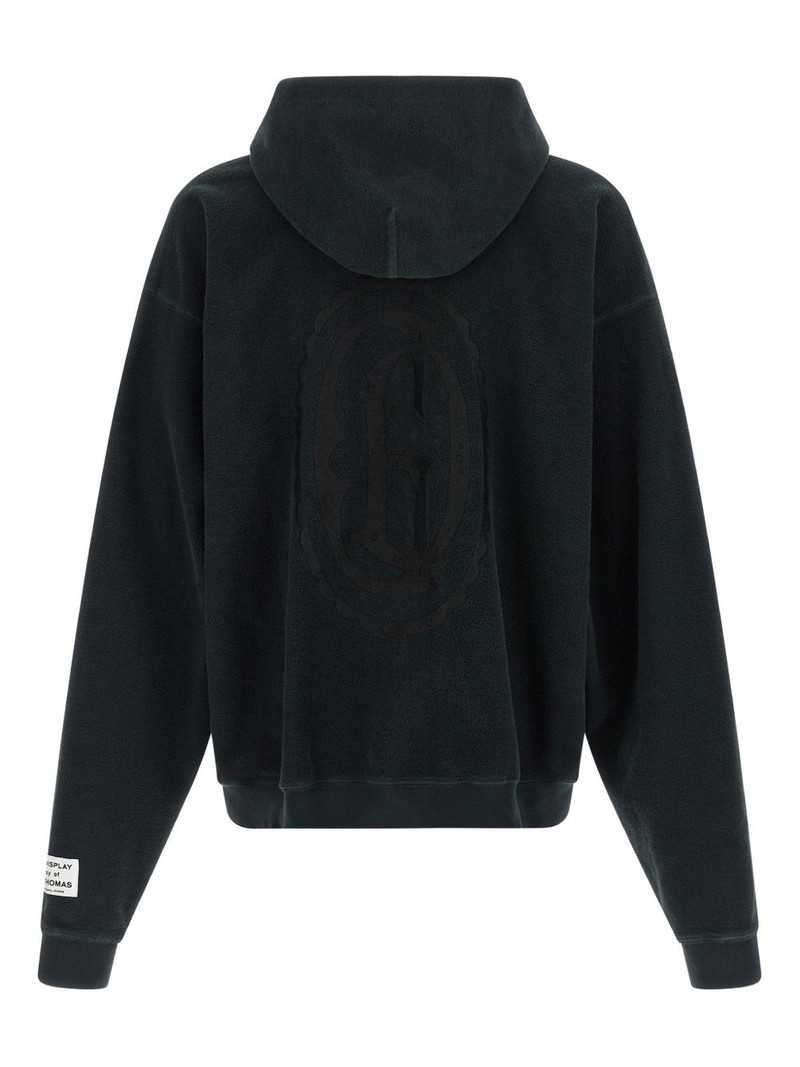 GALLERY DEPT. zip logo-embroidered hoodie outlook