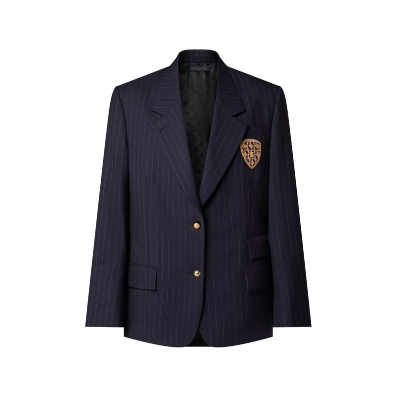 Pinstriped Preppy Blazer 1