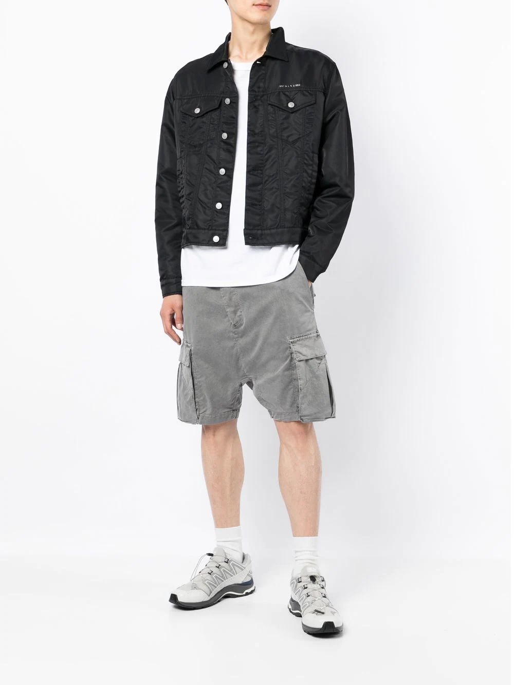 off-centre cargo-shorts - 2