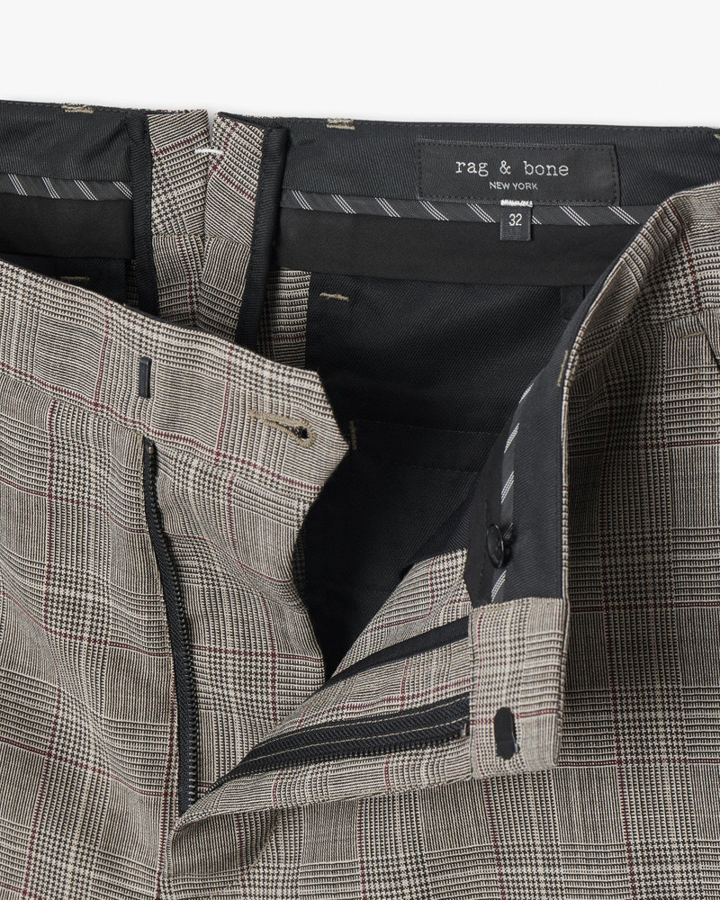 Evan Italian Plaid Wool Trousers 7