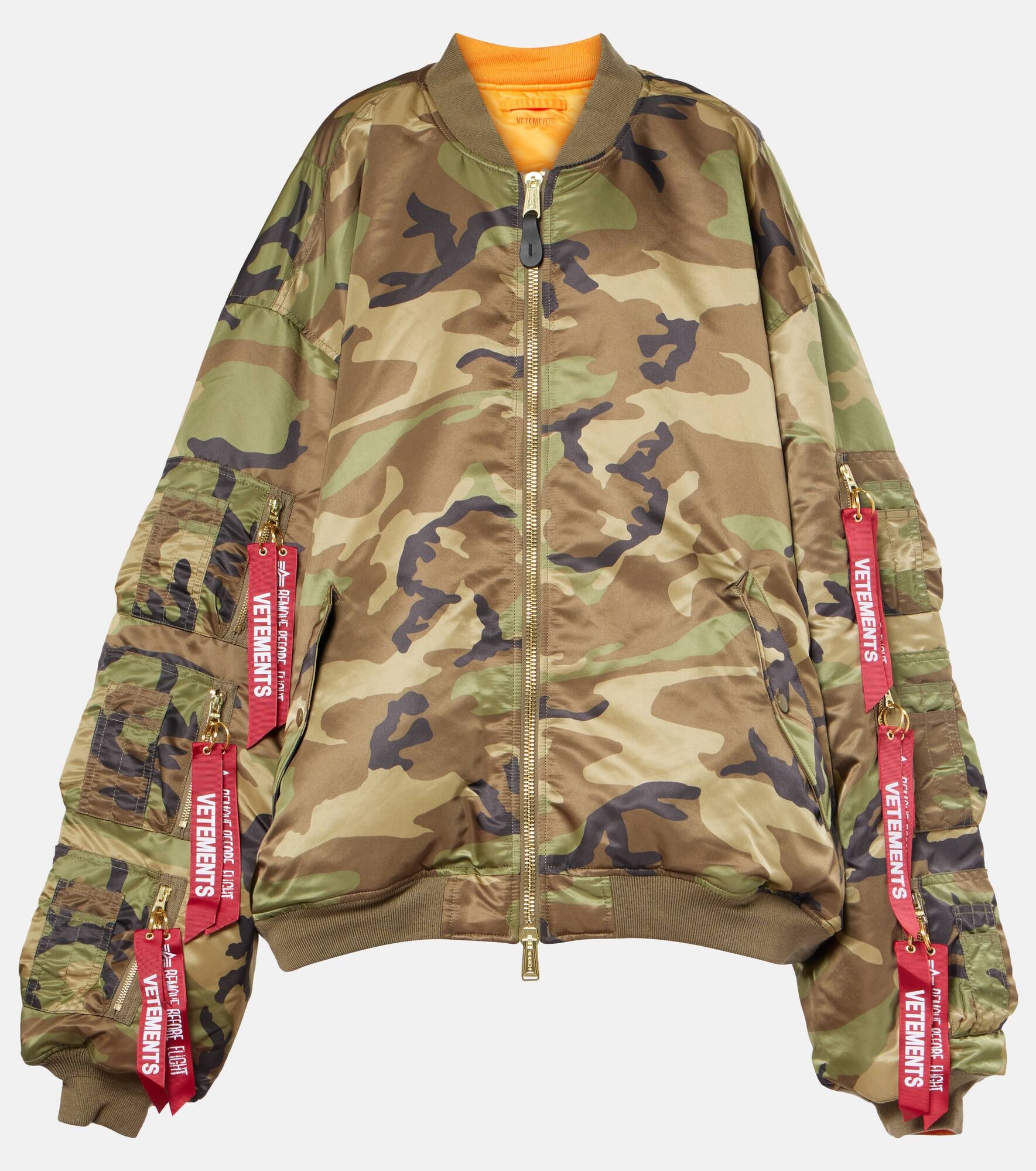 Camouflage bomber jacket - 1