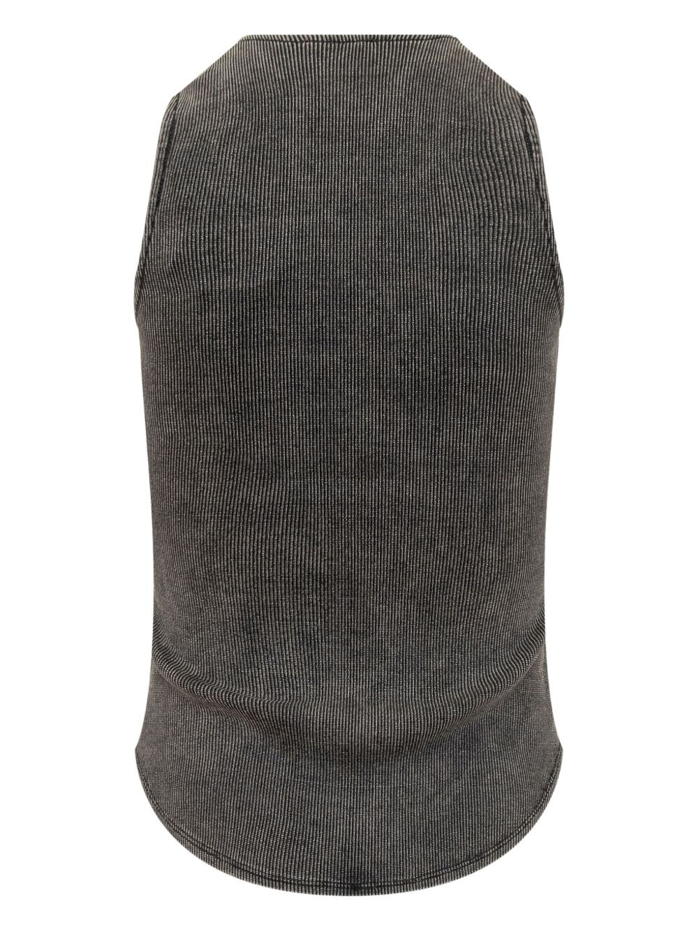 ribbed denim dress - 2