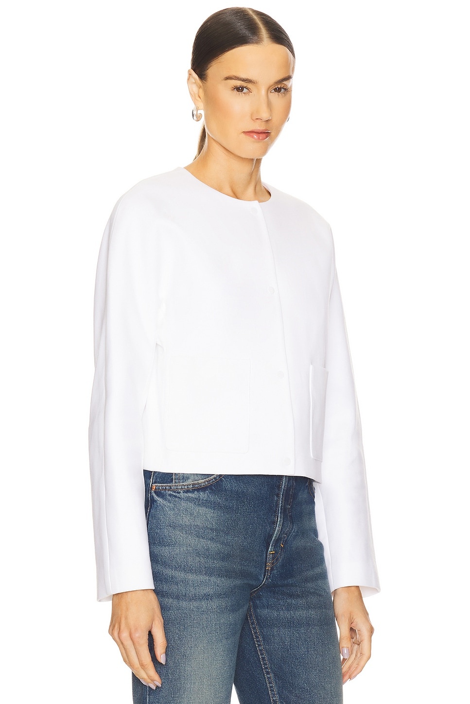 Collarless Jacket - 2