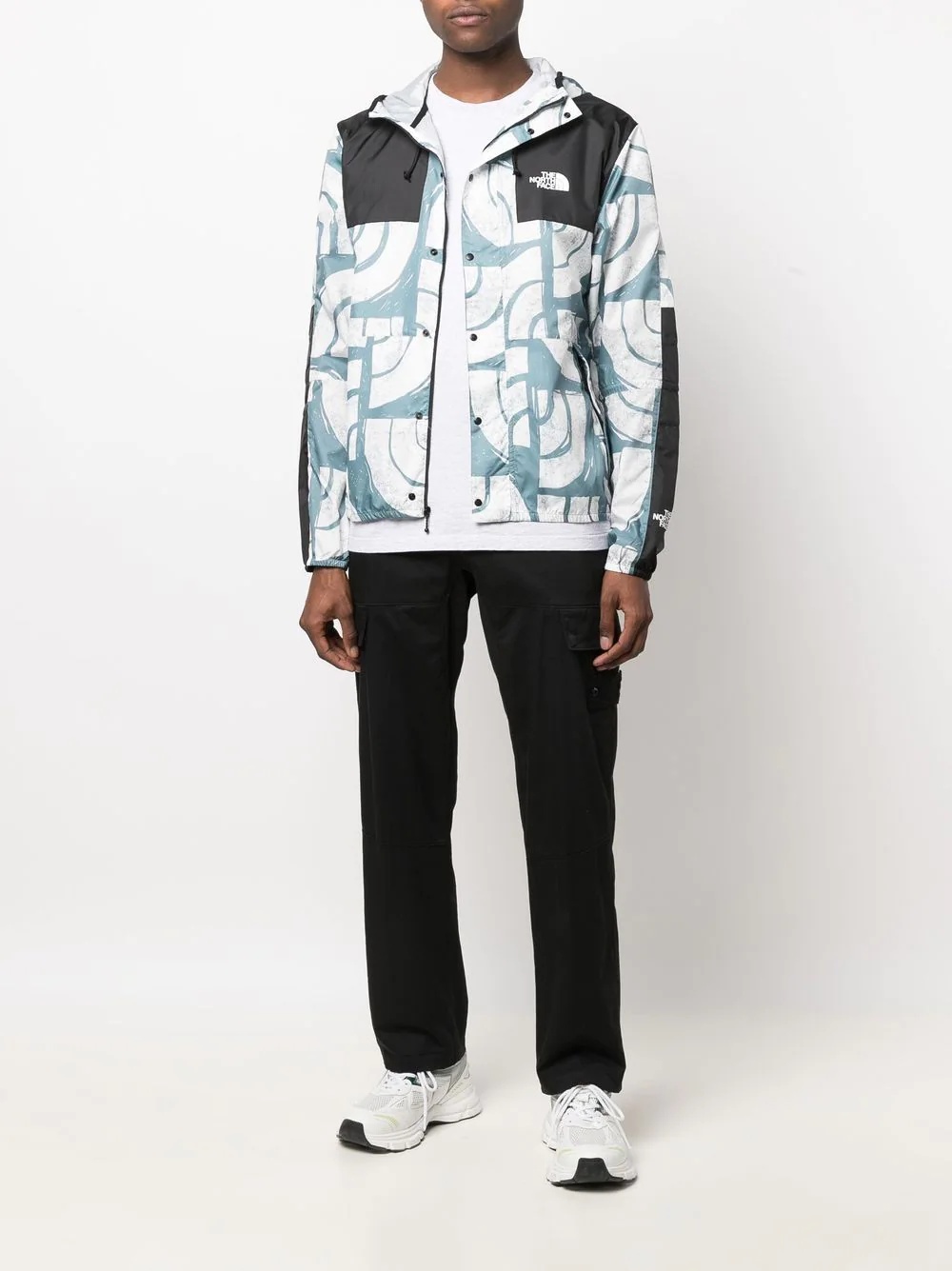 patchwork logo-print  jacket - 2