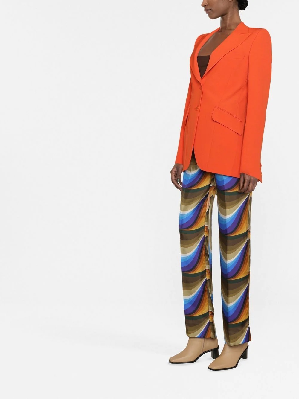 single-breasted tailored blazer - 4