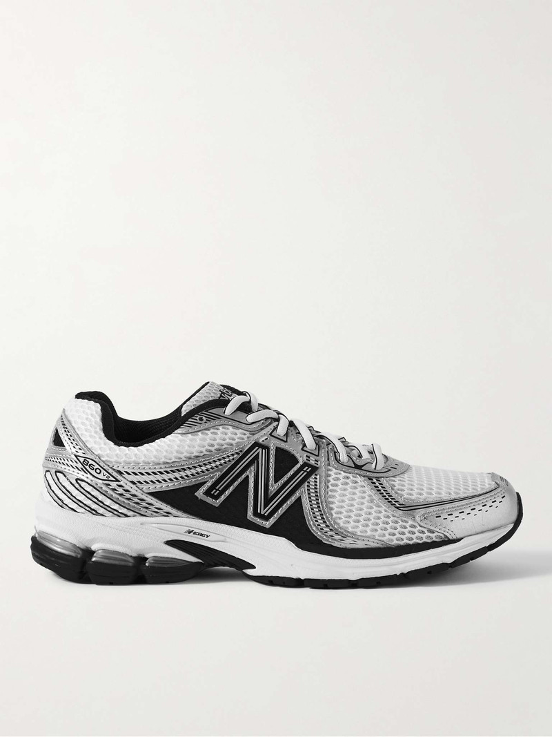 860 Tech Rubber and Mesh Sneakers - 1