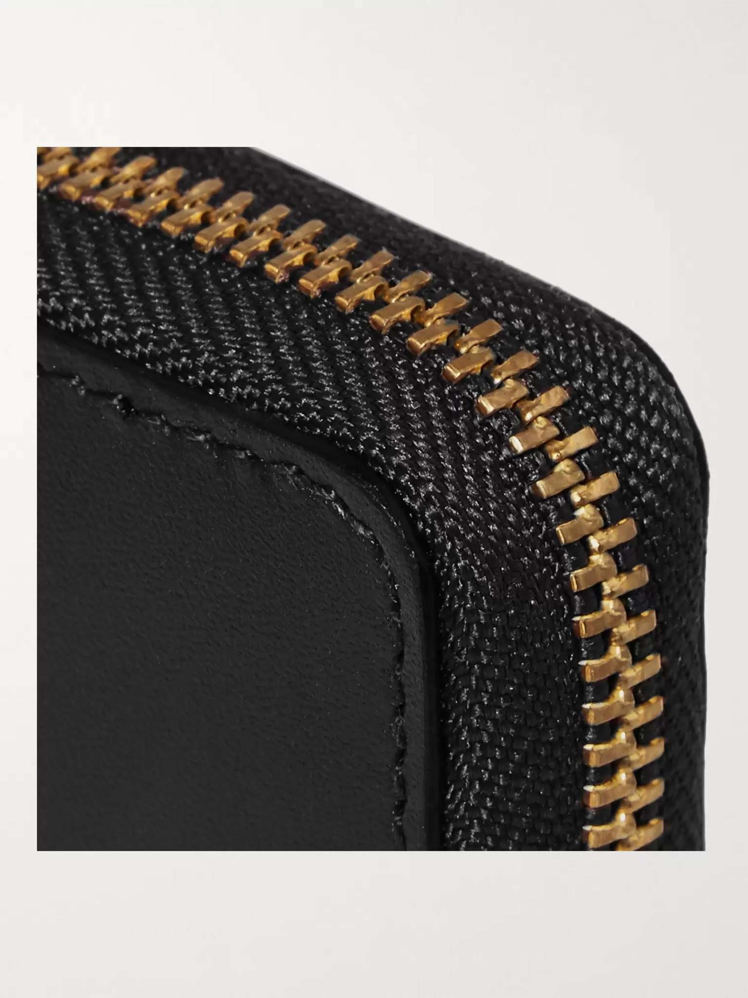 Zip-Around Leather Wallet - 4